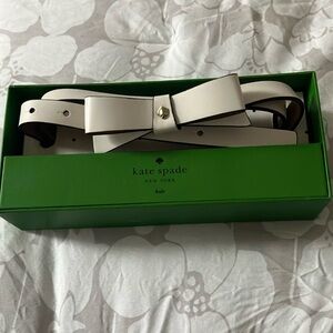 Kate spade bow belt NEW L/XL NWT